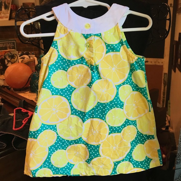 ✅SOLD✅ {Gymboree, 12-18 mo} lemon 🍋 dress - Picture 4 of 5